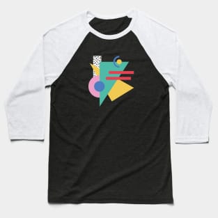 Memphis Pattern 48 / 80s Retro Baseball T-Shirt